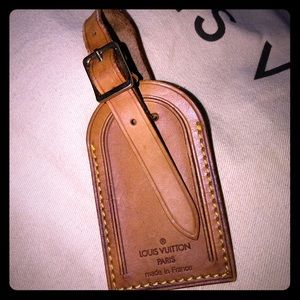 Louis Vuitton luggage tag
